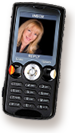 cellphone with picture of individual